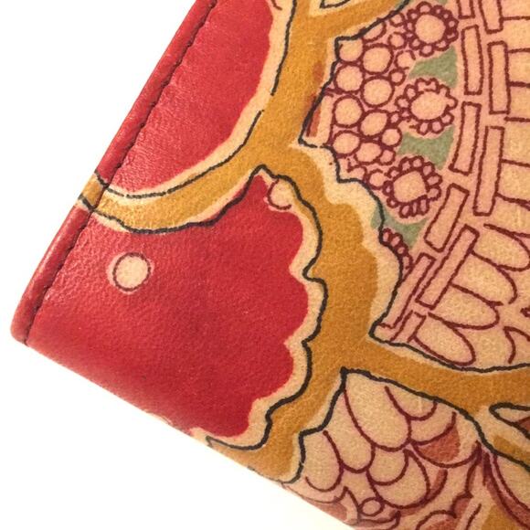 LISETTE leather wallet women Paisley coin pouch - Picture 6 of 11